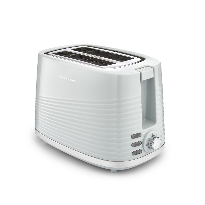 Morphy Richards 220028 Dune 2 Slice Toaster Defrost and Re-Heat Functions, Green