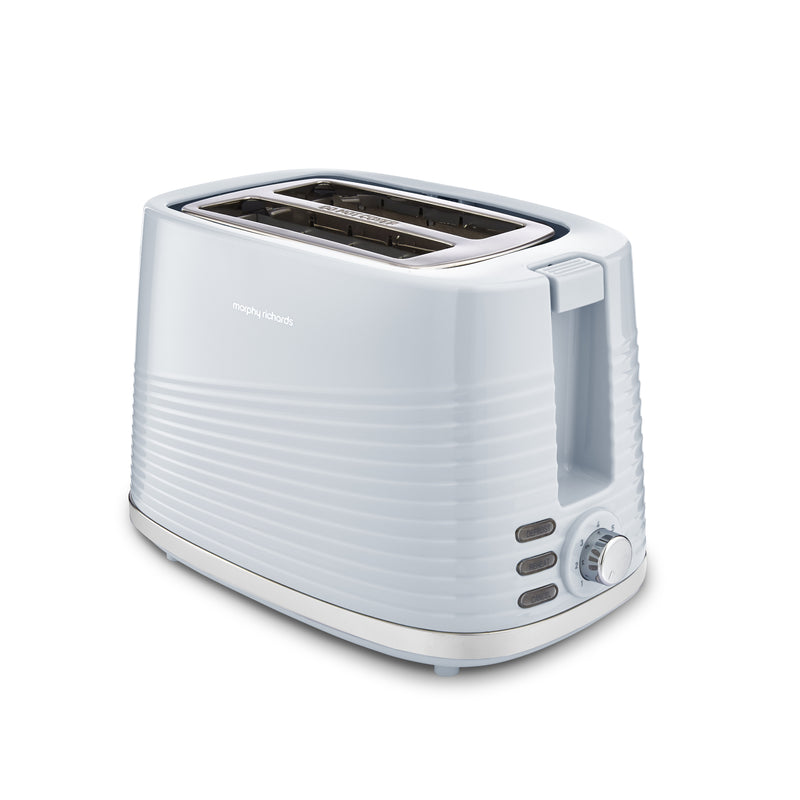 Morphy Richards 220030 Dune 2 Slice Toaster Defrost and Re-Heat Functions, Blue