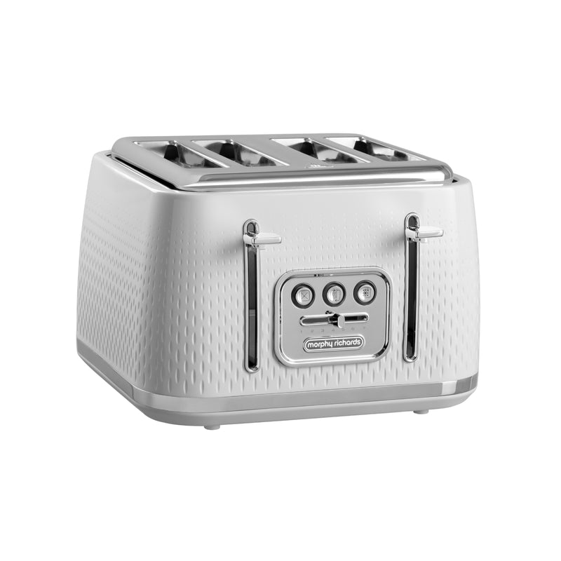 Morphy Richards 243012 Verve 4-Slice Toaster with Illuminated Buttons - White