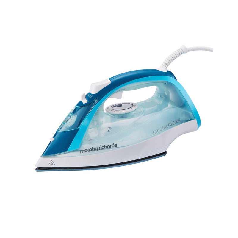 Morphy Richards 300300 Steam Iron with Crystal Clear Water Tank - Turqoise/White