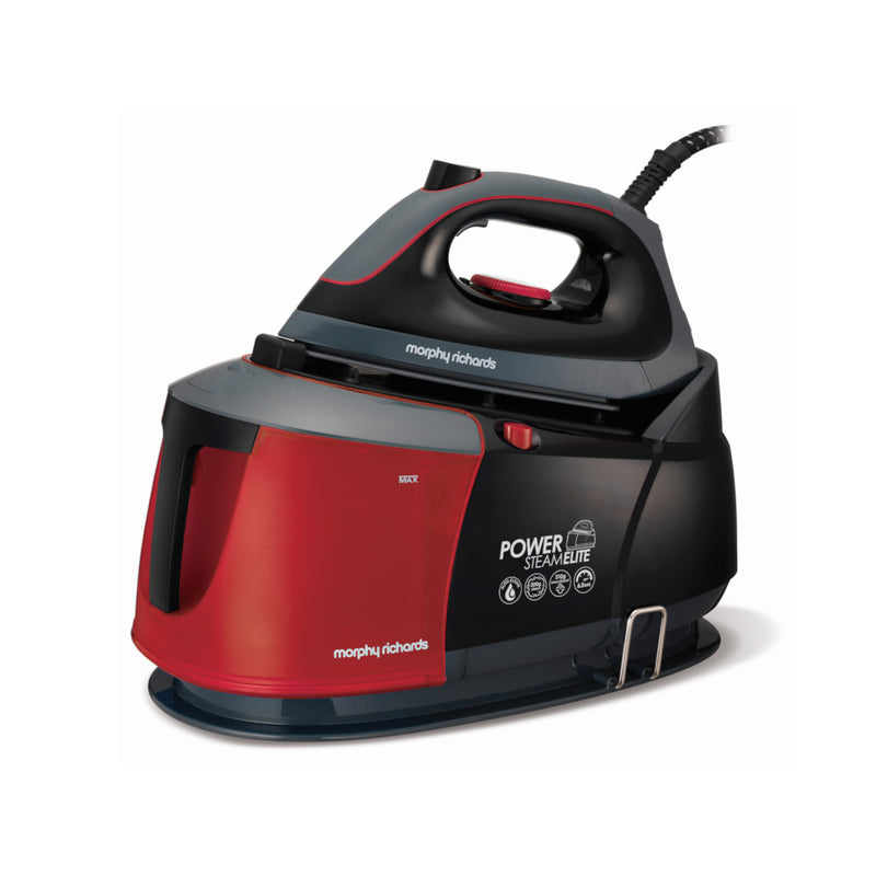 Morphy Richards 332013 Power SteamElite Steam Generator, 2400 W - Red/Black