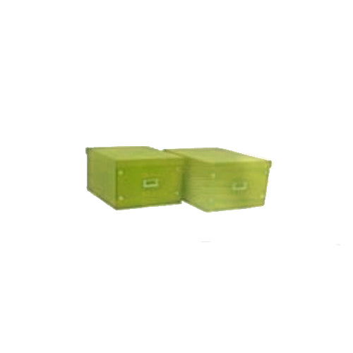 Colour Match Set of 2 Office and Home Filing Boxes