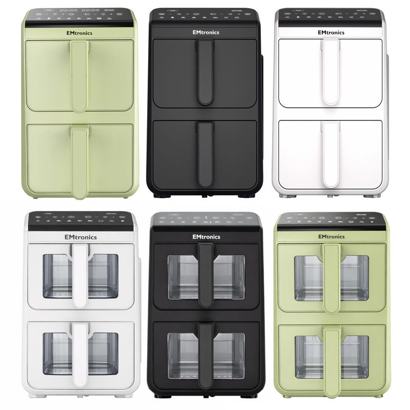 EMtronics 10L Stack Dual Air Fryer