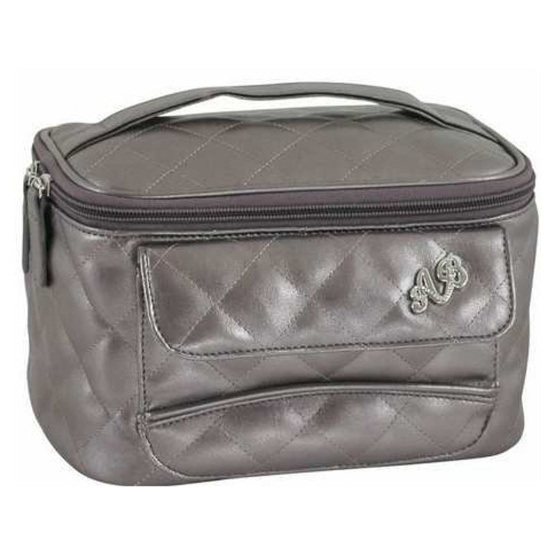 AB Collezioni Cosmetics Case in Silver / Grey