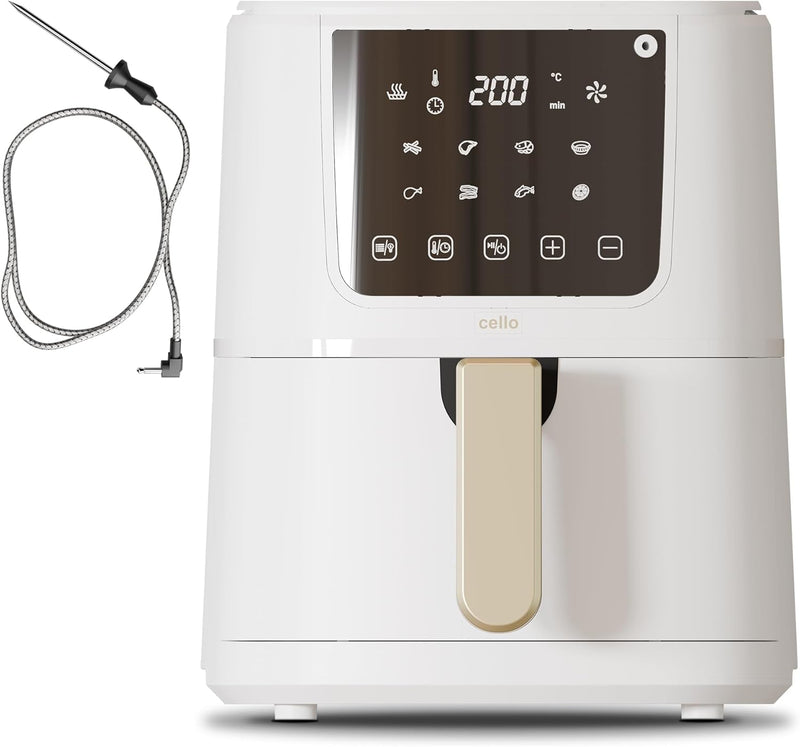 Cello 4 Litre Perfect Temp Compact Air Fryer - White
