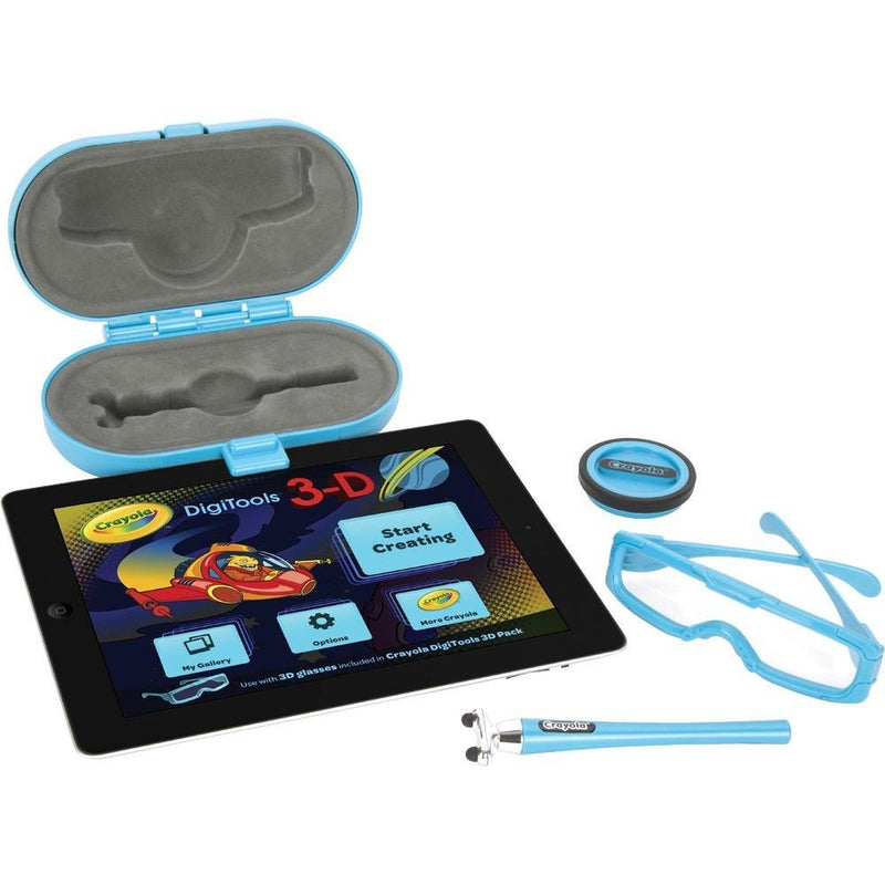 Crayola DigiTools Digital 3D Effects Pack for iPad with 3D Glasses & App