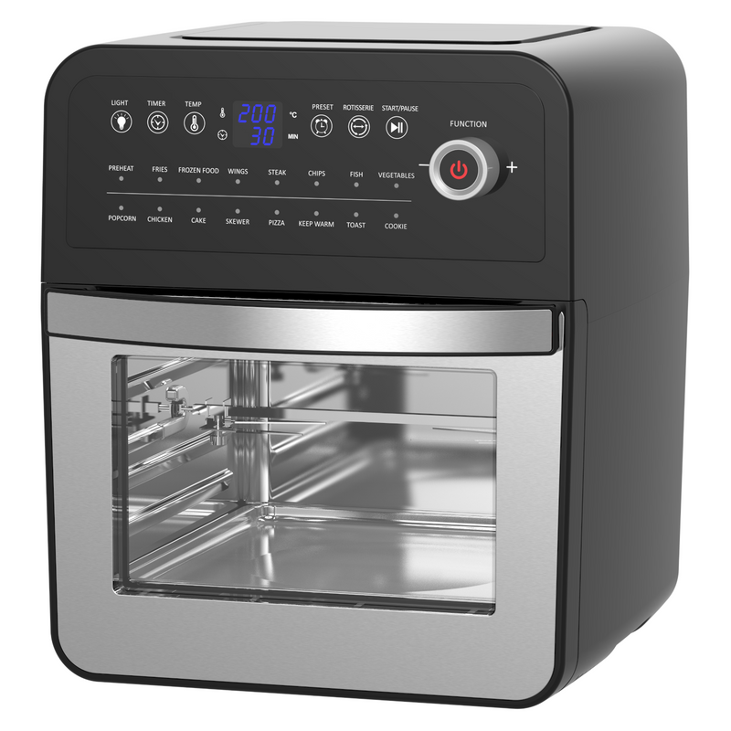 EMtronics 12L Digital Air Fryer Oven - Silver
