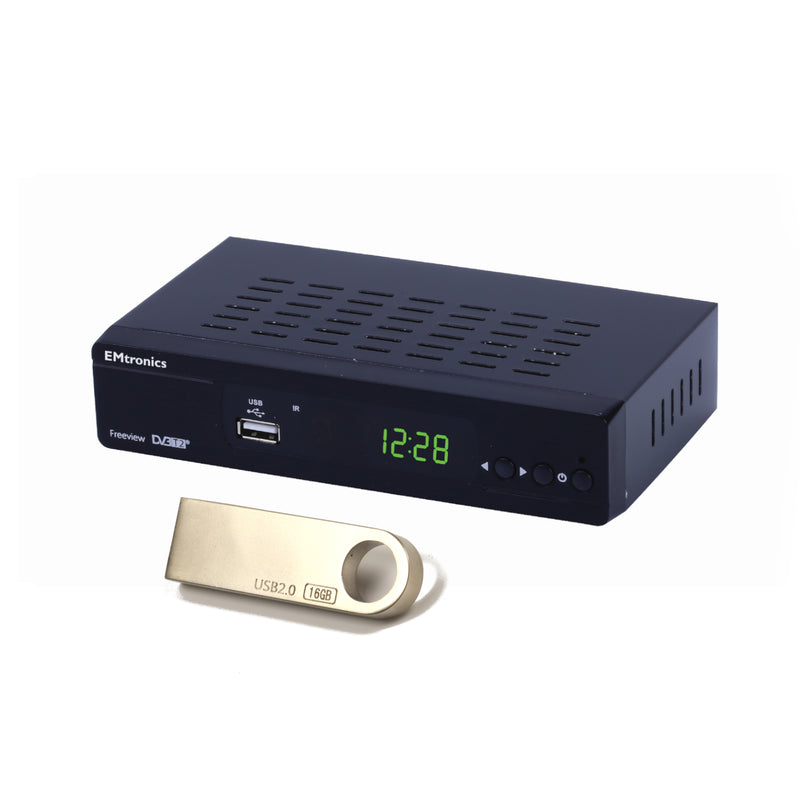 EMtronics EMFBHD1 Freeview Set-top Recorder Box with Hard drive
