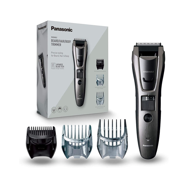 Panasonic ER-GB80 Wet and Dry Beard, Hair and Body Trimmer for Men - Grey