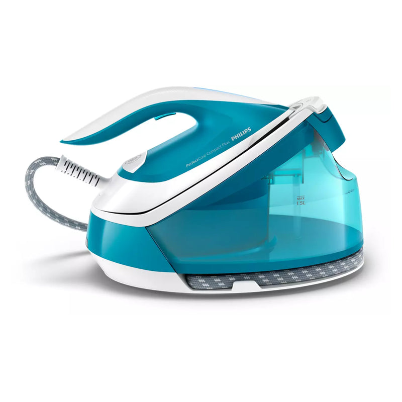 Philips GC7920/26 PerfectCare Compact Plus Steam Generator Iron, 2400 W - Blue