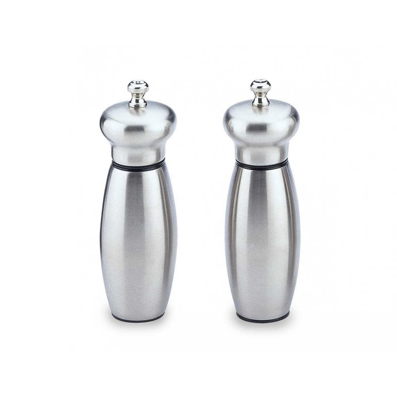 Grunwerg Chrome Finish Salt & Pepper Grinder Set
