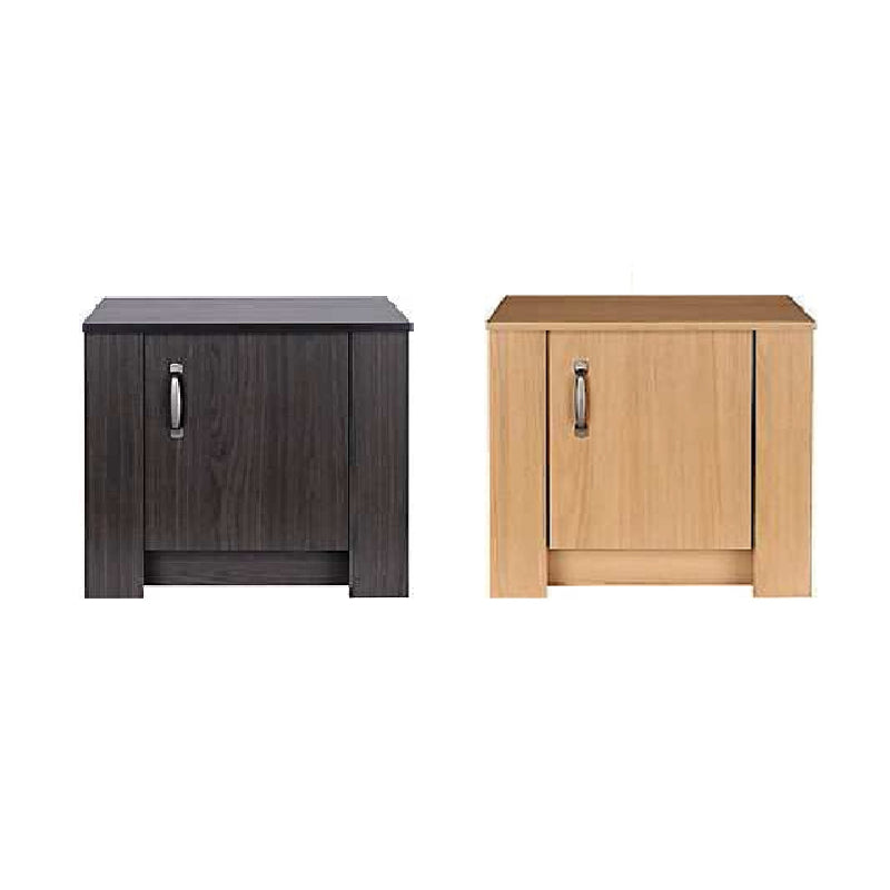 Hawley Wessa Oak Finish Bedside Table Flat Pack