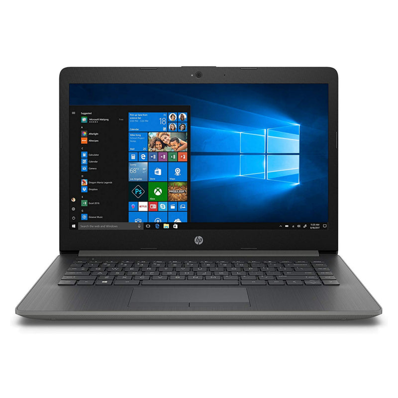 HP Grey 14" Inch AMD Ryzen 3 Laptop 128 GB SSD Intel Dual-core 4GB - (Refurbished B)