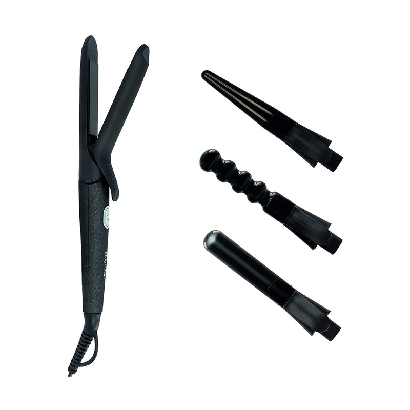 Nicky Clarke 4-in-1 Multistyler Hair Curler, Straightener Set, Easy Grip Handle