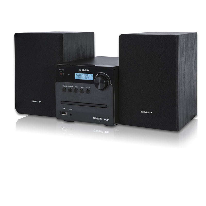 Sharp Micro Sound System with DAB+ Digital, FM Radio, Bluetooth & CD Playback