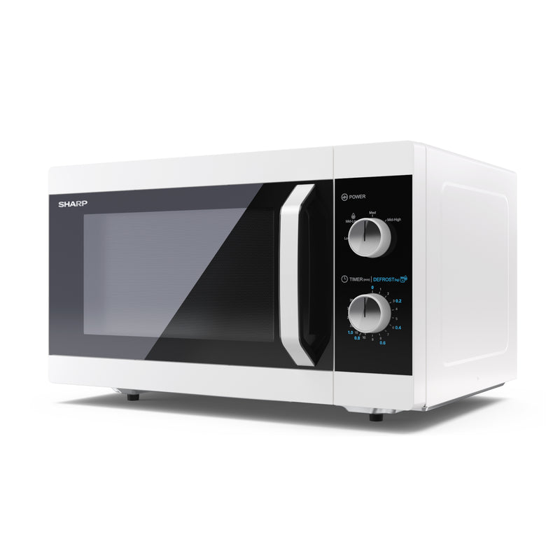 Sharp YC-MS31U-W 23L 900W Microwave with 5 Power Levels - White