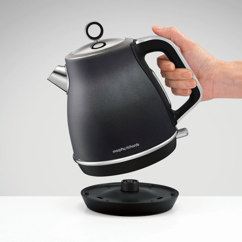 Morphy Richards 104405 Evoke, 1.5L, 3kW Electric Kettle with Rapid Boil - Black