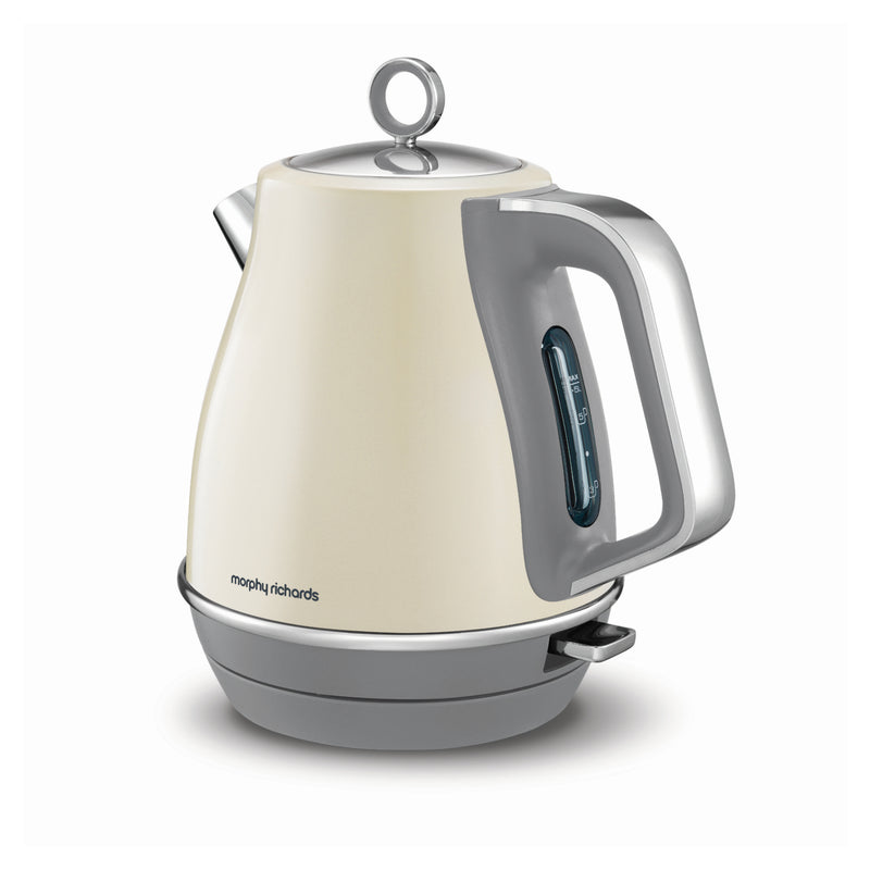 Morphy Richards 104407 Evoke, 1.5L, 3kW Electric Kettle with Rapid Boil - Cream
