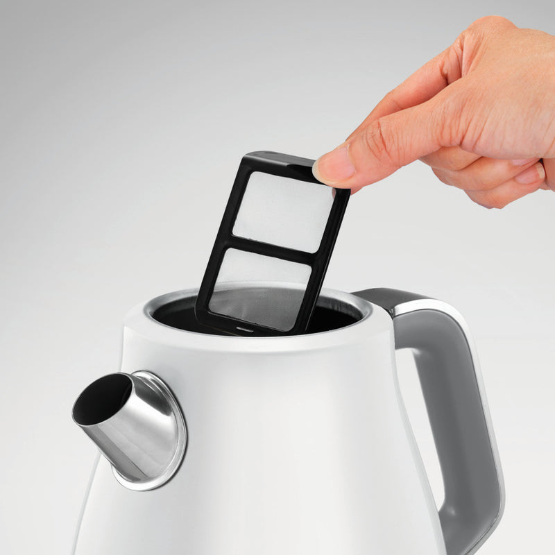 Morphy Richards 104409 Evoke, 1.5L, 3kW Electric Kettle with Rapid Boil - White