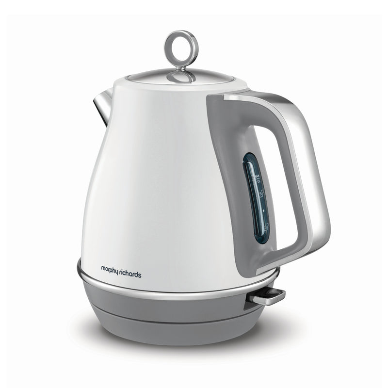 Morphy Richards 104409 Evoke, 1.5L, 3kW Electric Kettle with Rapid Boil - White