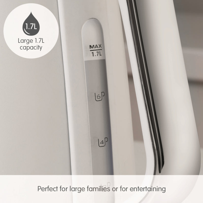 Morphy Richards 108021 Illumination 1.7L Electric Kettle with Rapid Boil - White