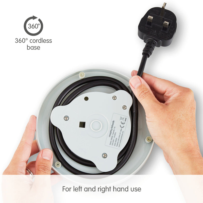 Morphy Richards 108268 Dune, 1.5L, Electric Jug Kettle with Rapid Boil - Green