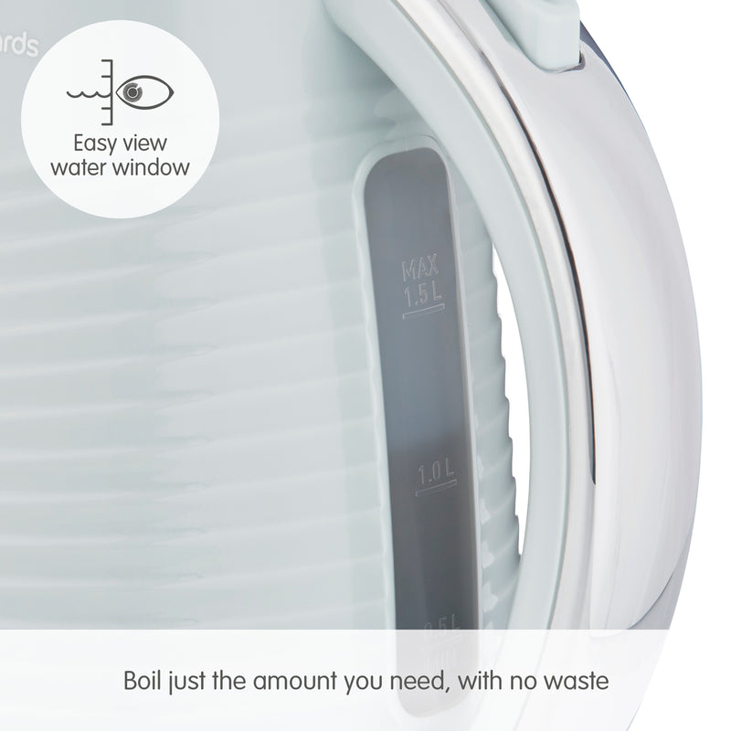 Morphy Richards 108268 Dune, 1.5L, Electric Jug Kettle with Rapid Boil - Green