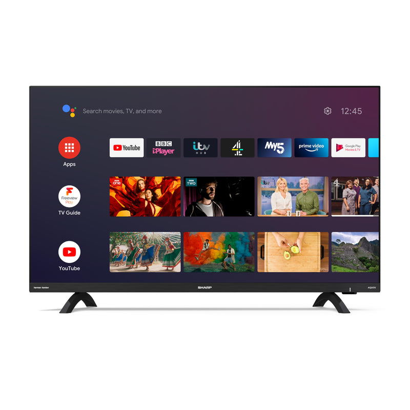 Sharp 32" Frameless Android Smart TV with Google Assistant