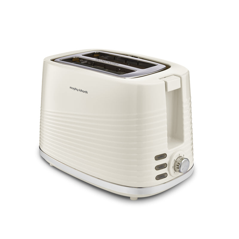 Morphy Richards 220027 Dune 2 Slice Toaster Defrost and Re-Heat Functions, Cream