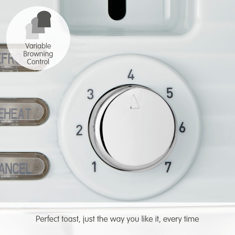 Morphy Richards 220028 Dune 2 Slice Toaster Defrost and Re-Heat Functions, Green