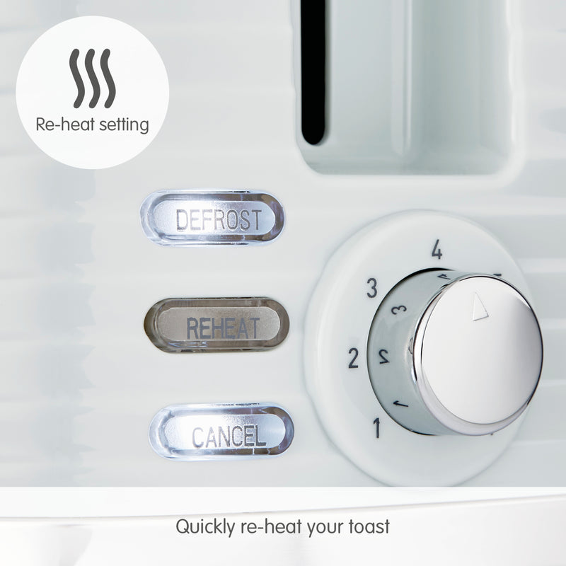 Morphy Richards 220028 Dune 2 Slice Toaster Defrost and Re-Heat Functions, Green