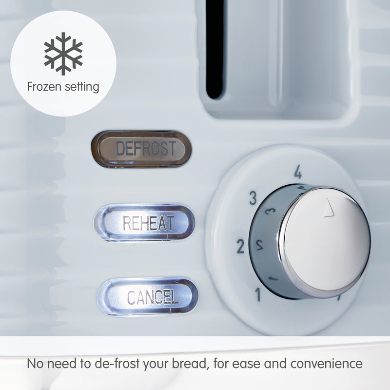 Morphy Richards 220030 Dune 2 Slice Toaster Defrost and Re-Heat Functions, Blue