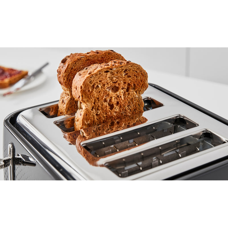 Morphy Richards 243010 Verve 4-Slice Toaster with Illuminated Buttons - Black