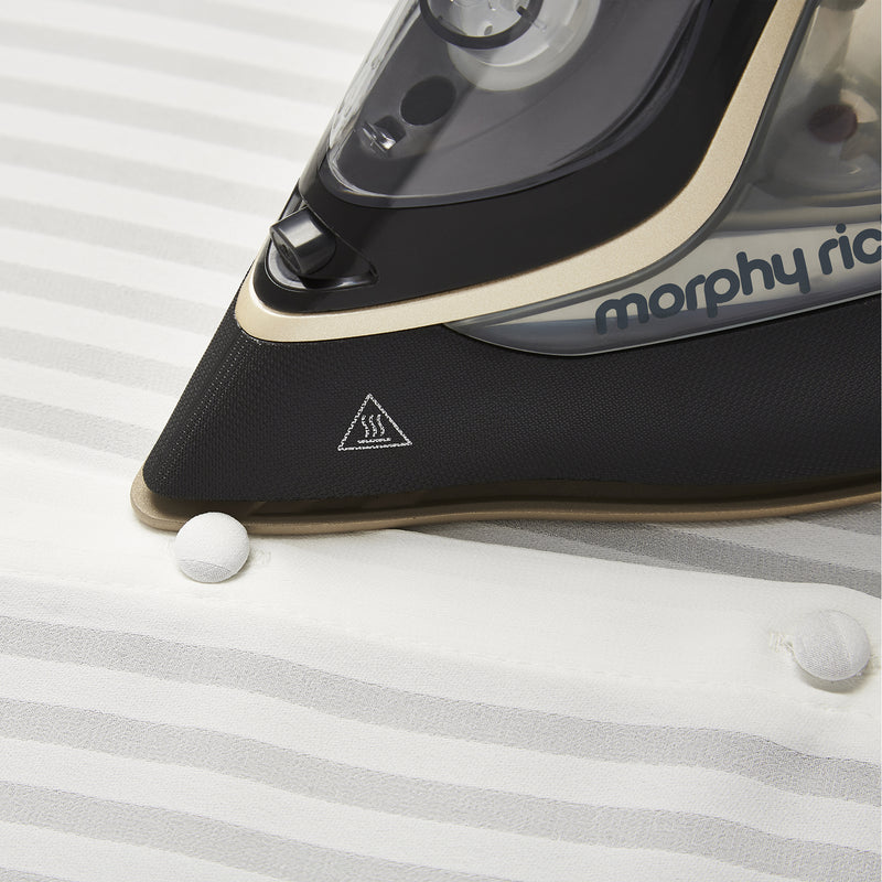 Morphy Richards 300302 Steam Iron with Crystal Clear Water Tank - Black/Gold