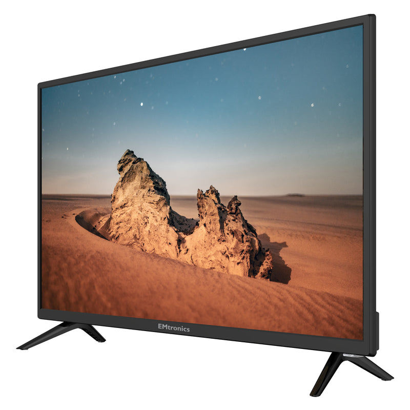 EMtronics 32" LED TV with Built-in DVD Player - Black