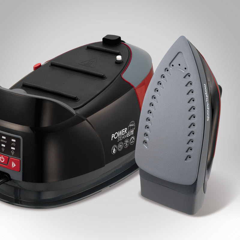 Morphy Richards 332013 Power SteamElite Steam Generator, 2400 W - Red/Black
