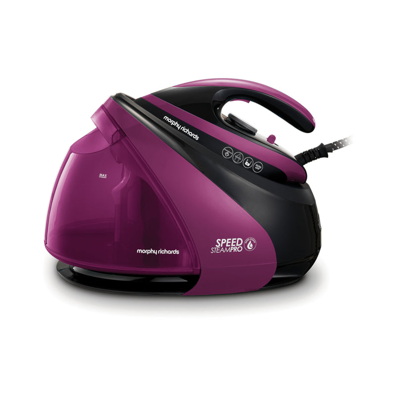 Morphy Richards 332102 Speed SteamPro Steam Generator - Mulberry/Black