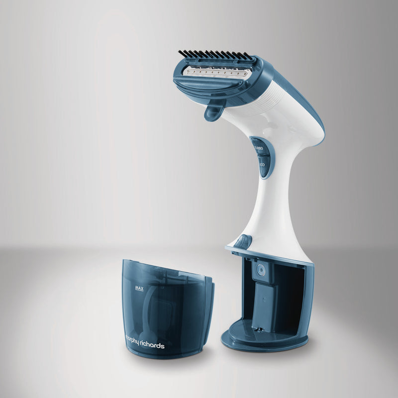 Morphy Richards 361000 Handheld Garment Steamer, 1750 W - Blue/White