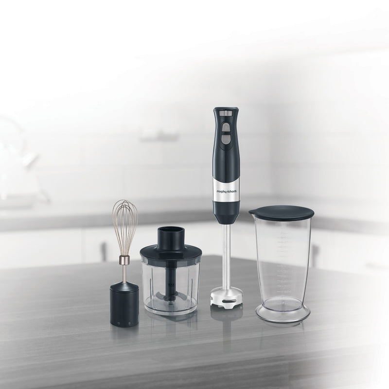 Morphy Richards 402061 Total Control Hand Blender with Beaker, Chopper and Whisk