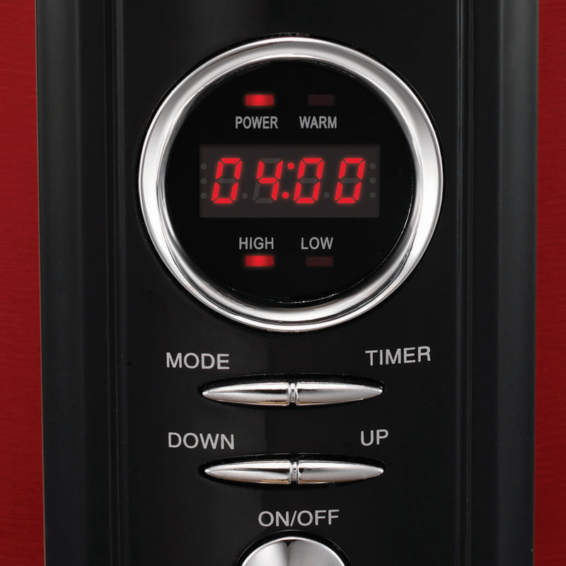 Morphy Richards 460015 Sear & Stew Digital Slow Cooker, 3.5 L Capacity - Red