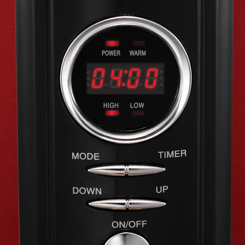 Morphy Richards 461012 Sear & Stew Digital Slow Cooker, 6.5 L Capacity - Red