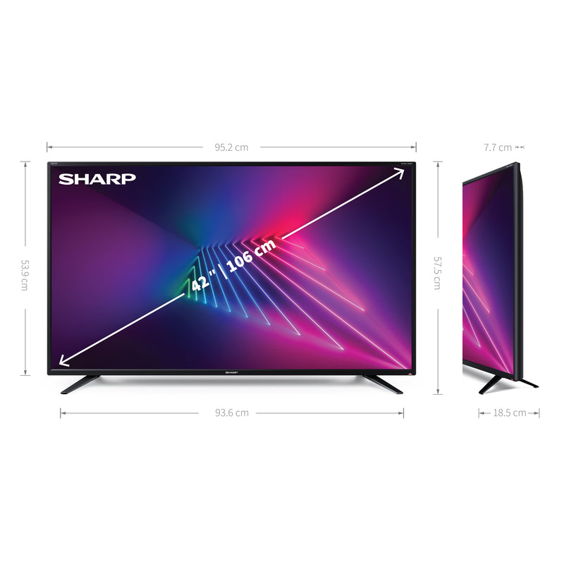 Sharp 42" 42EH2K Ultra HD 4K LED Smart TV with Harman Kardon Sound