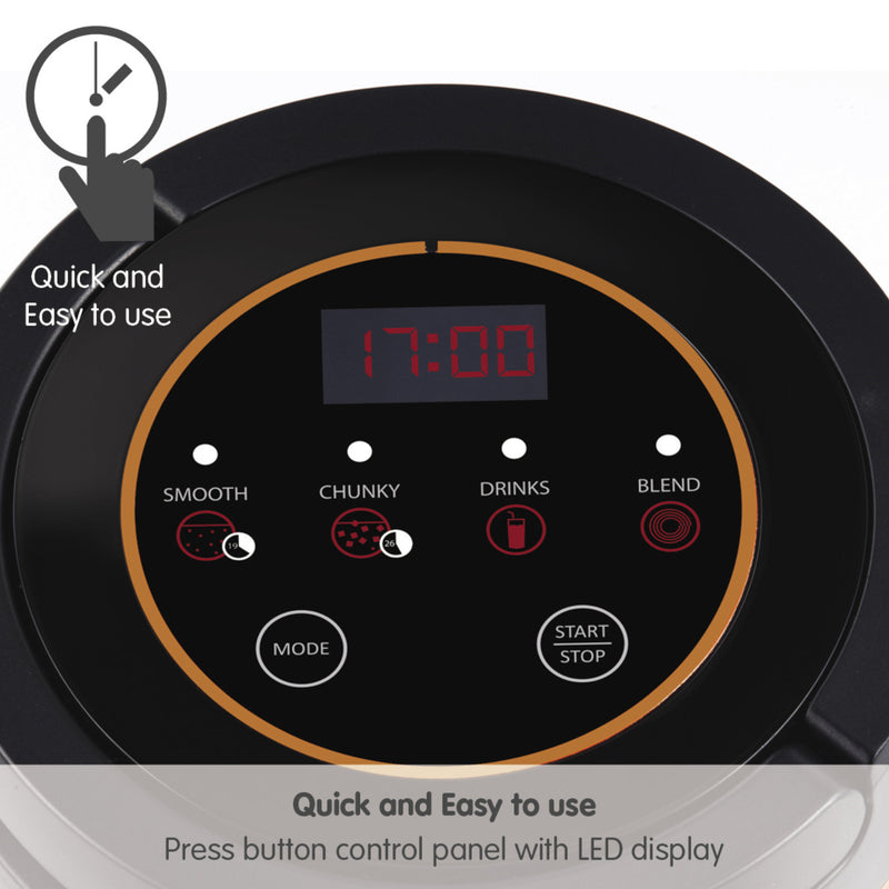 Morphy Richards 501021 Soup Maker, 900 W, 1.1 Litre with Smoothie Function