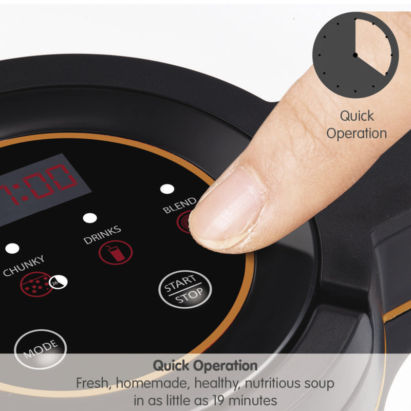 Morphy Richards 501021 Soup Maker, 900 W, 1.1 Litre with Smoothie Function