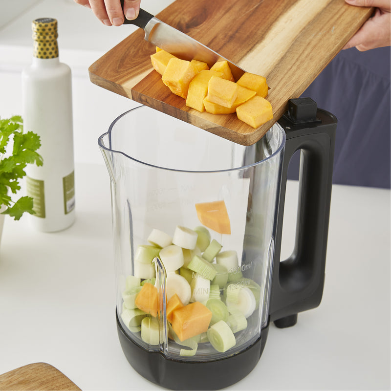 Morphy Richards 501050 Clarity Soup Maker, 1000 W, 1.6 Litre - Clear/Black