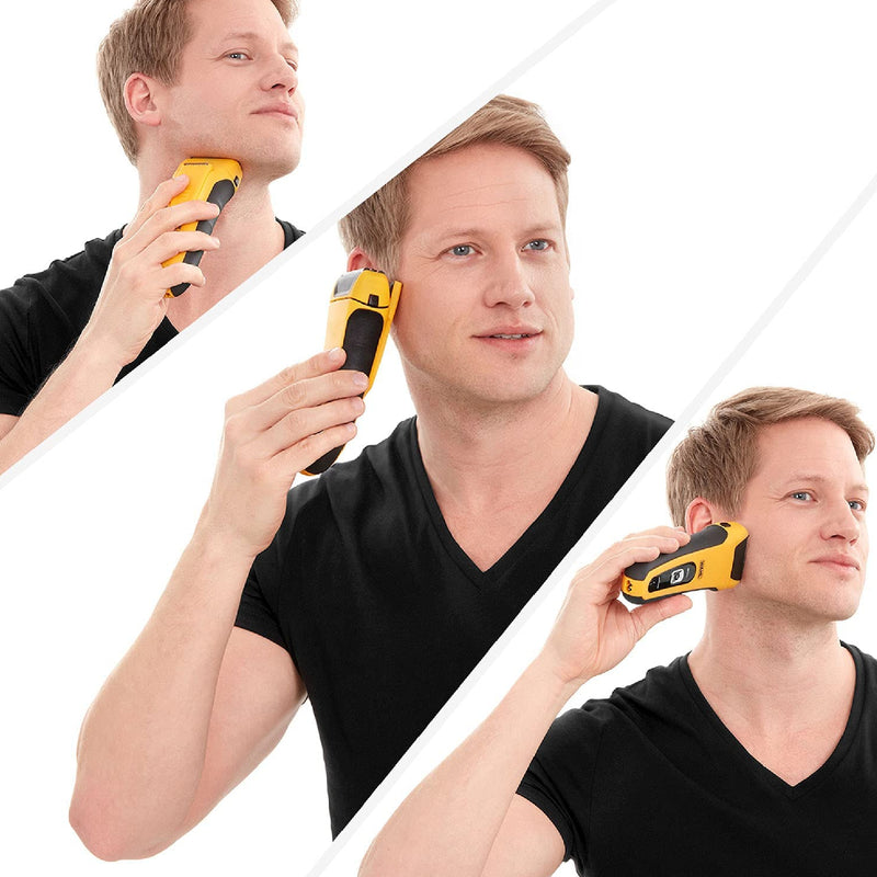 Wahl Lifeproof Electric Razor, Dual Head Ear & Nose Trimmer, Rubber Grips