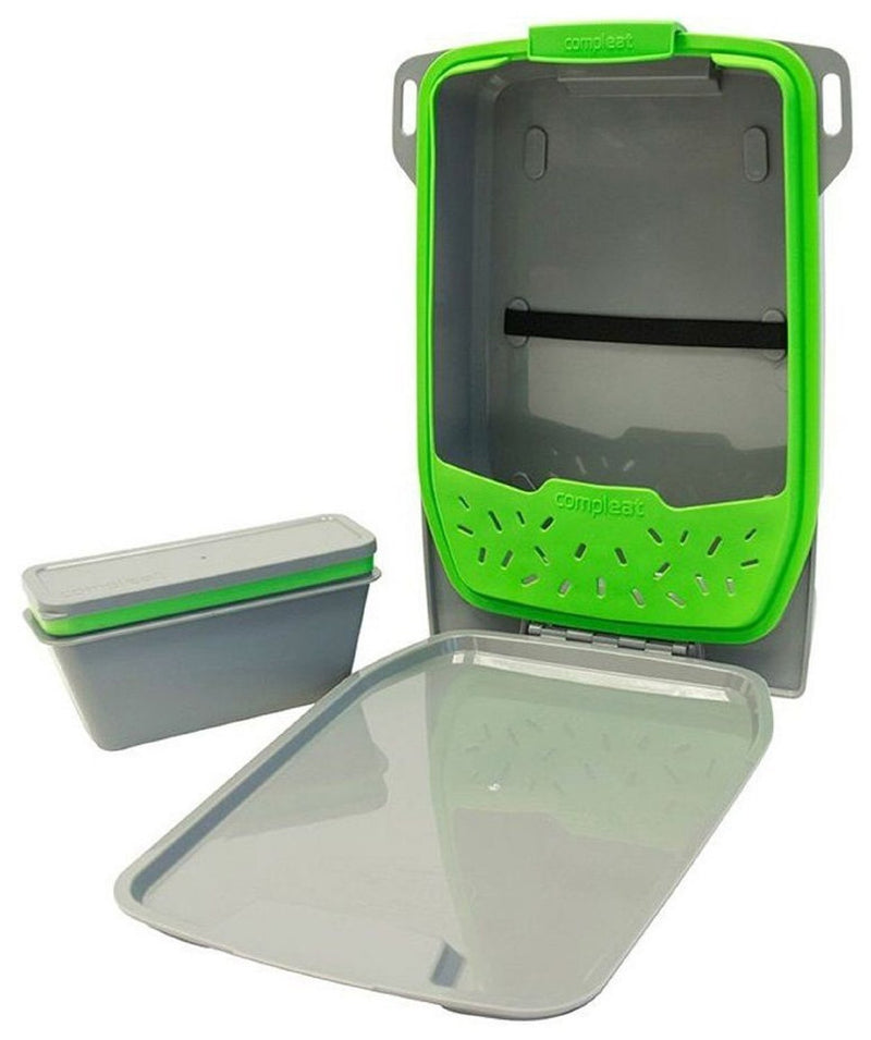 Compleat Robust Plastic Backpack Lunch Box