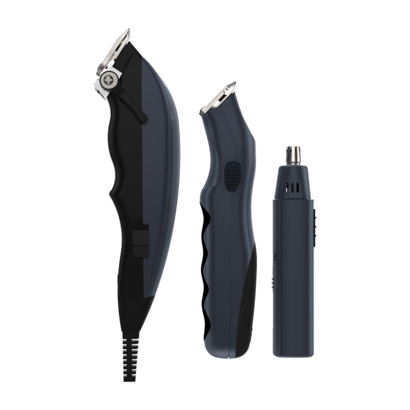 Wahl 3-in-1 Hair Clippers, Nose Trimmer and Stubble Trimmer with Storage Case