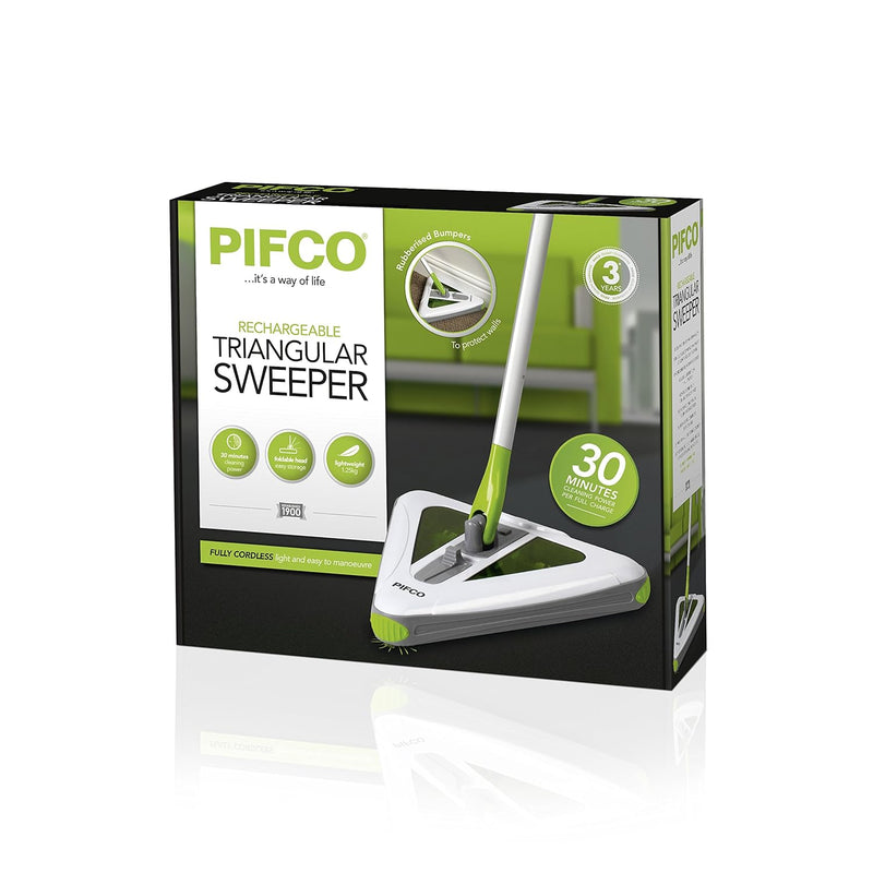 Pifco P28013 Electric Cordless Triangular Floor Sweeper (Not Brand New)
