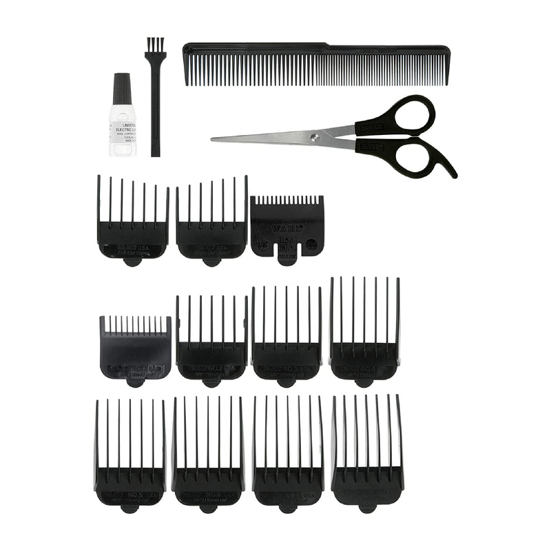 Wahl 9655-1517 Corded/Cordless Hair Clippers, Men's Hair Clipper Set - Black